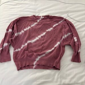 Elan Ombre Balloon Sleeve Top